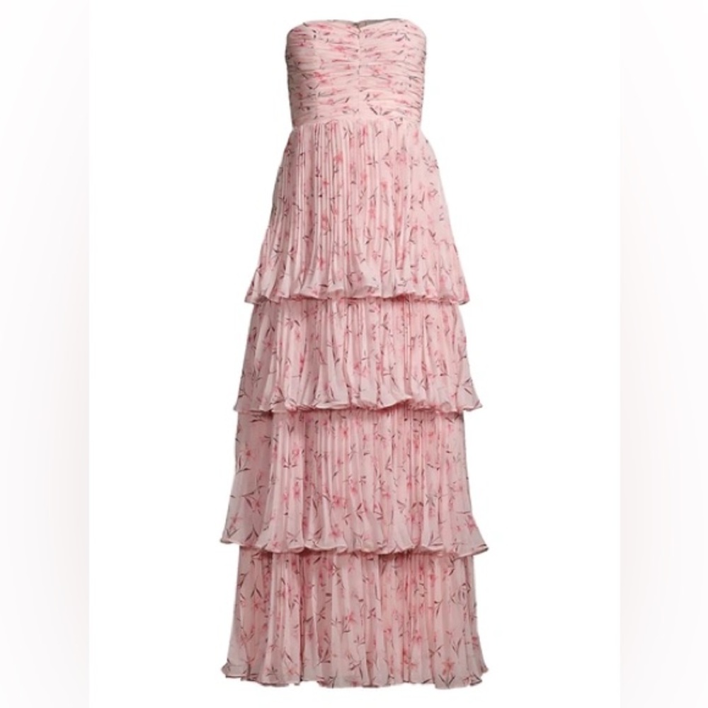 Fame and Partners Tiered Floral Dress